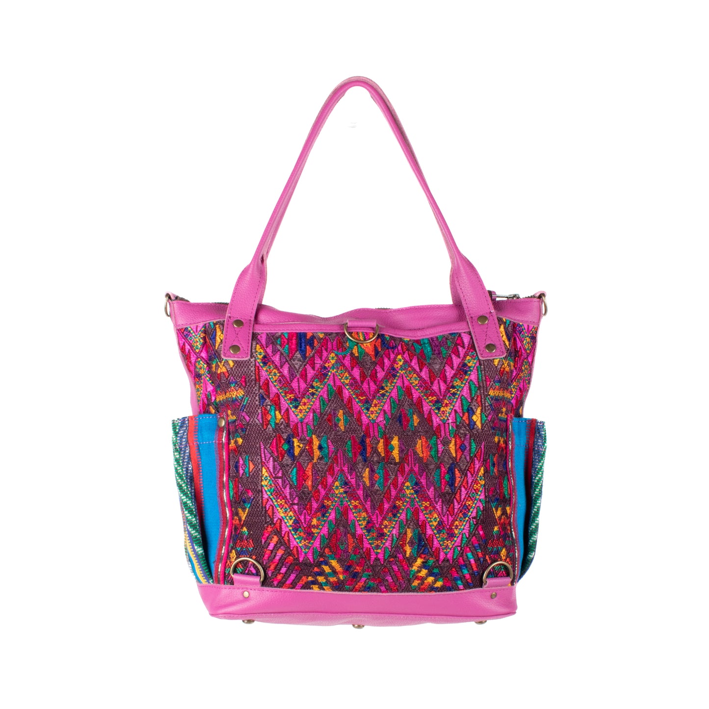 THE MEDIUM PERFECT BAG - OOAK HUIPIL - BABY RHINO - NO. 17566