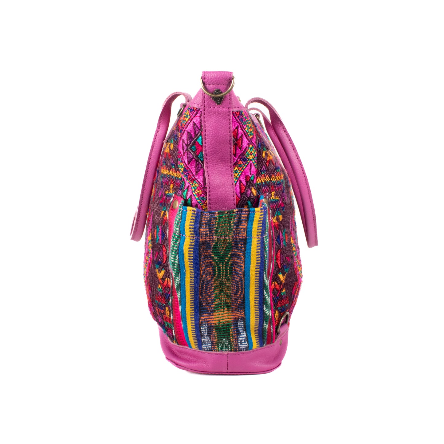 THE MEDIUM PERFECT BAG - OOAK HUIPIL - BABY RHINO - NO. 17566