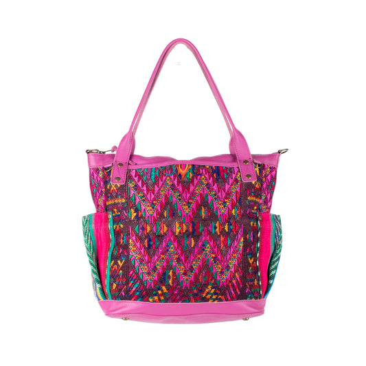 THE MEDIUM PERFECT BAG - OOAK HUIPIL - BABY RHINO - NO. 17566