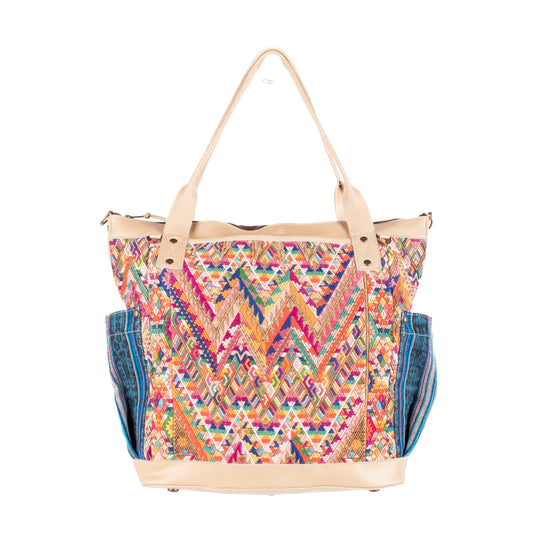 THE PERFECT BAG - OOAK HUIPIL - LATTE - NO. 17570