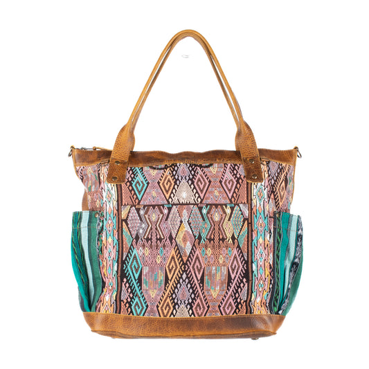 THE PERFECT BAG - OOAK HUIPIL - TAWNY - NO. 17571