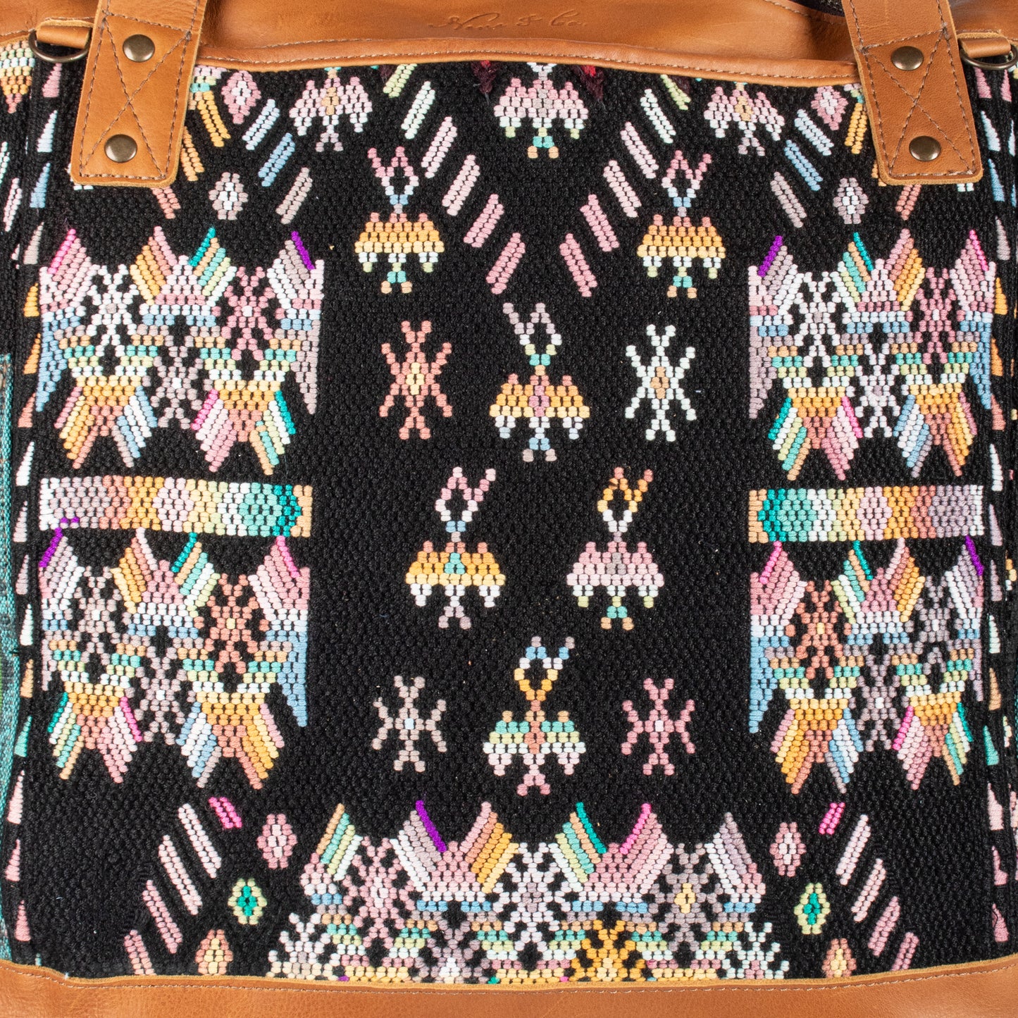 THE PERFECT BAG - OOAK HUIPIL - BRANDY - NO. 17574