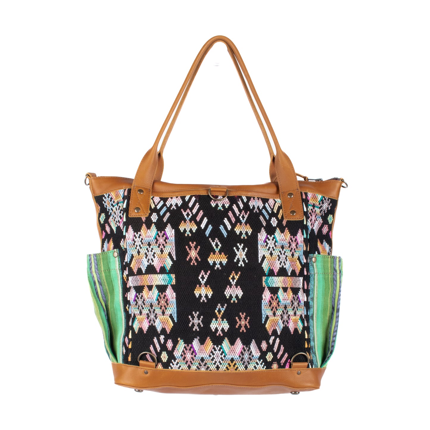 THE PERFECT BAG - OOAK HUIPIL - BRANDY - NO. 17574