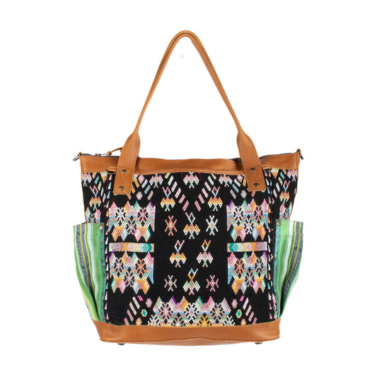 THE PERFECT BAG - OOAK HUIPIL - BRANDY - NO. 17574