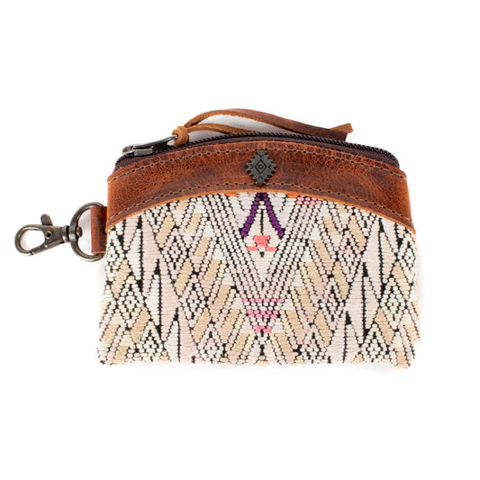 COIN PURSE - OOAK HUIPIL - HONEY - NO. 17637