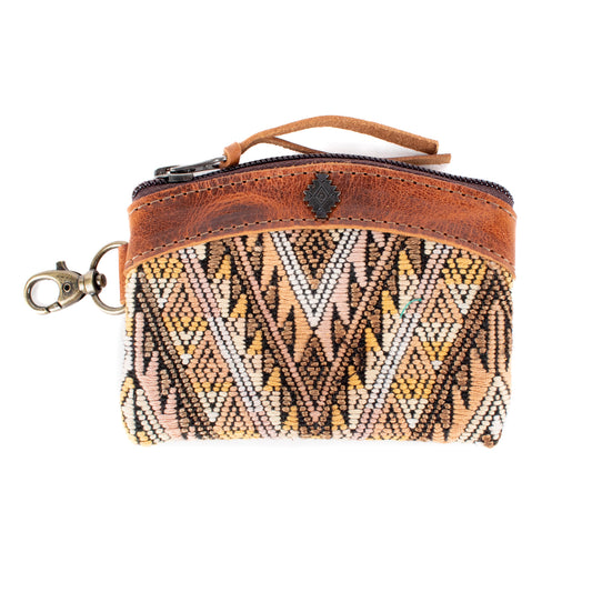 COIN PURSE - OOAK HUIPIL - HONEY - NO. 17639