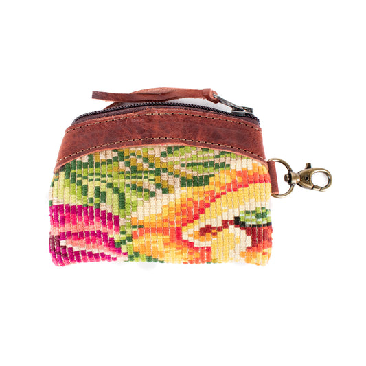 COIN PURSE - OOAK HUIPIL - COPPER - NO. 17640