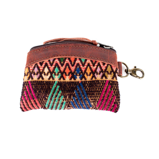 COIN PURSE - OOAK HUIPIL - COPPER - NO. 17641