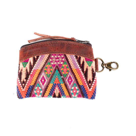 COIN PURSE - OOAK HUIPIL - COPPER - NO. 17651