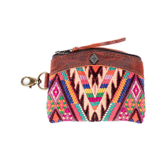COIN PURSE - OOAK HUIPIL - COPPER - NO. 17651