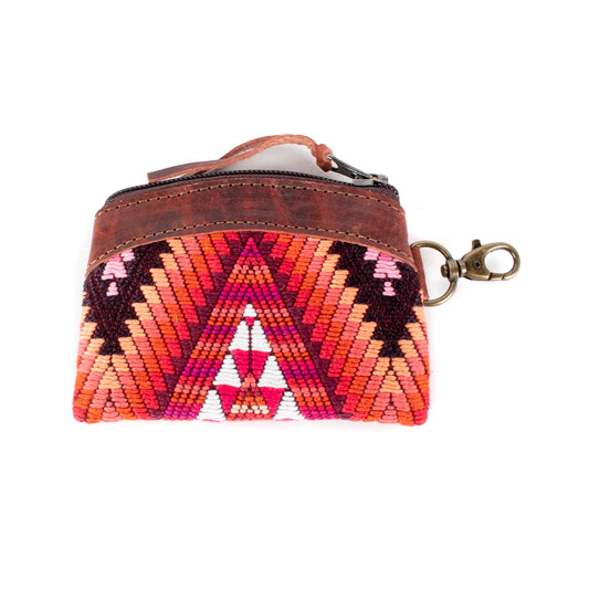 COIN PURSE - OOAK HUIPIL - COPPER - NO. 17652