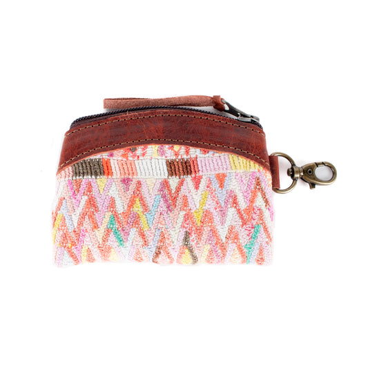 COIN PURSE - OOAK HUIPIL - COPPER - NO. 17654