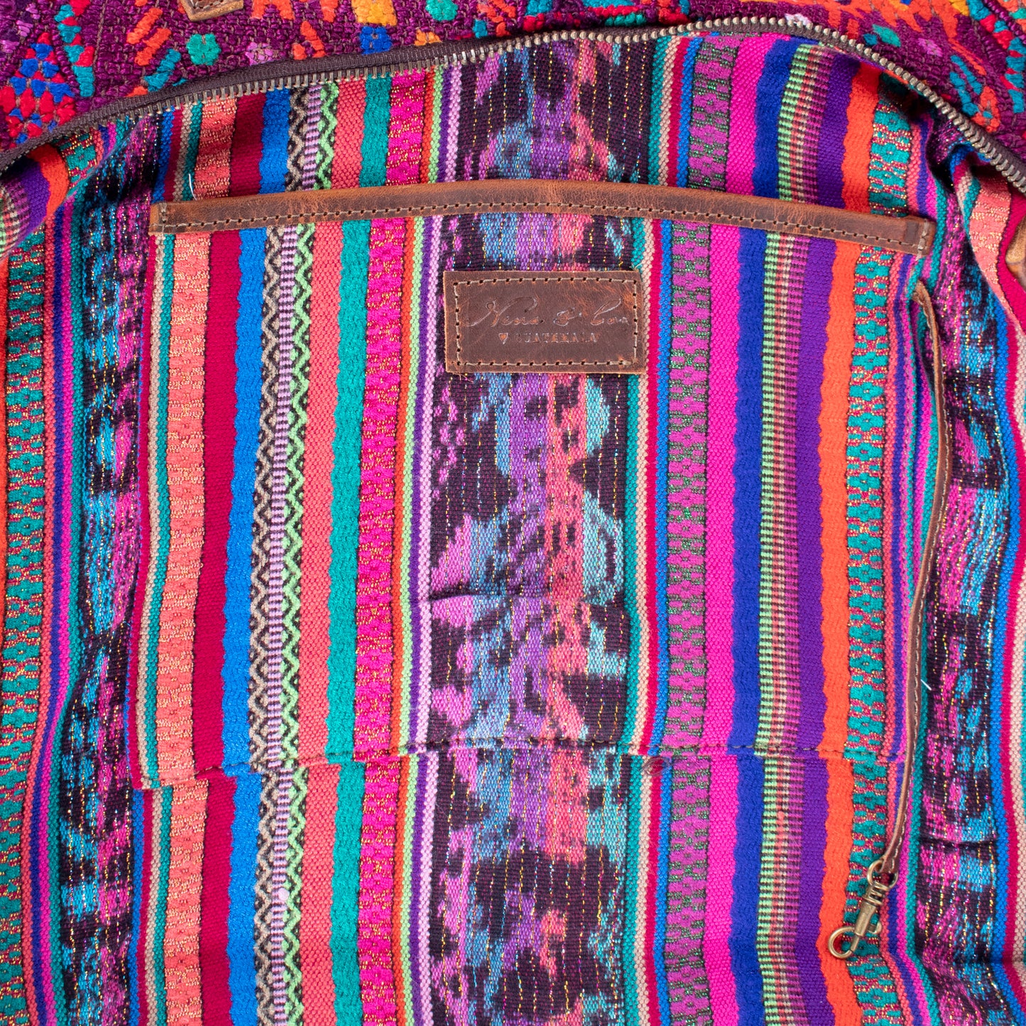 PENELOPE BAG - OOAK HUIPIL - HONEY - NO. 17660 **SHIP WINDOW**