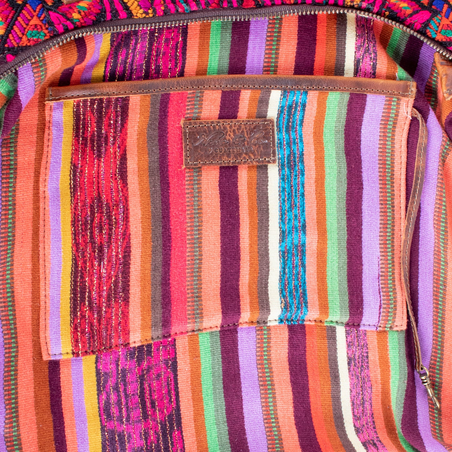 PENELOPE BAG - OOAK HUIPIL - HONEY - NO. 17662  **SHIP WINDOW**