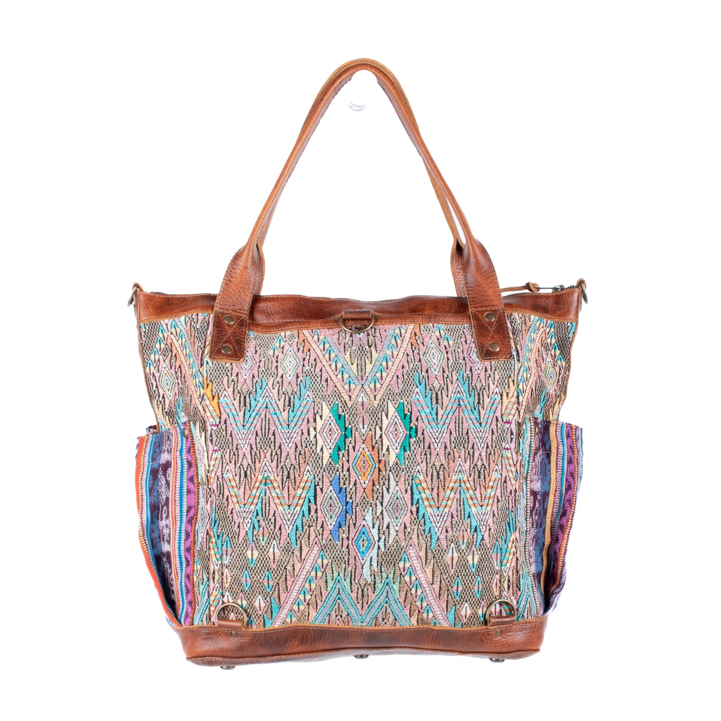 THE PERFECT BAG - OOAK HUIPIL - HONEY - NO. 17686 **SHIP WINDOW**