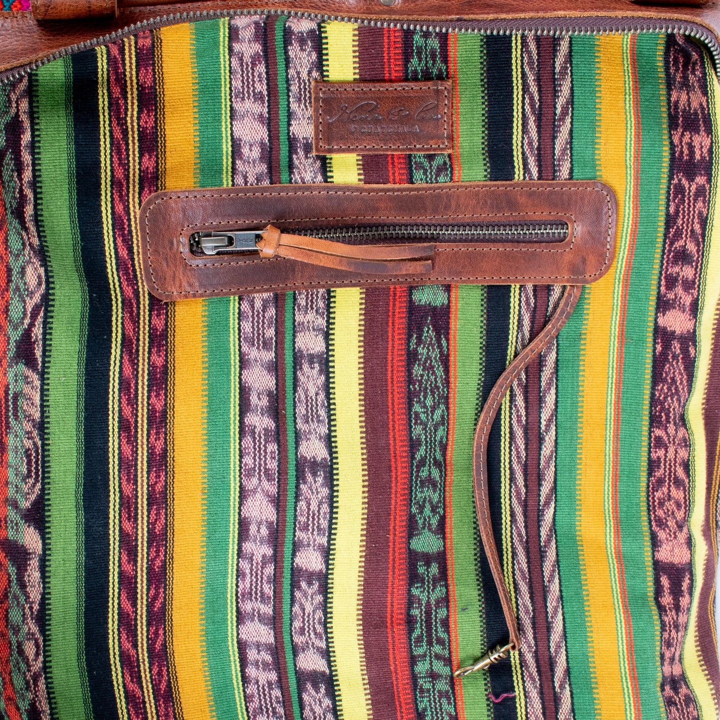 THE PERFECT BAG - OOAK HUIPIL - HONEY - NO. 17687 **SHIP WINDOW**