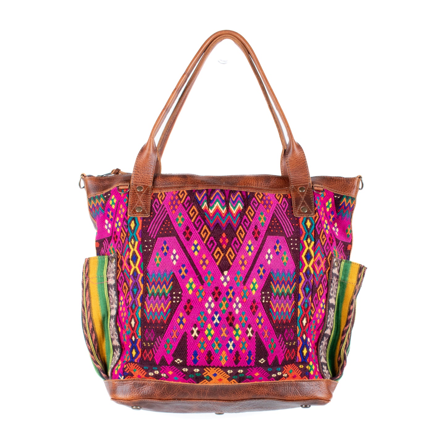 THE PERFECT BAG - OOAK HUIPIL - HONEY - NO. 17687 **SHIP WINDOW**