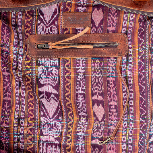 THE PERFECT BAG - OOAK HUIPIL - HONEY - NO. 17688 **SHIP WINDOW**