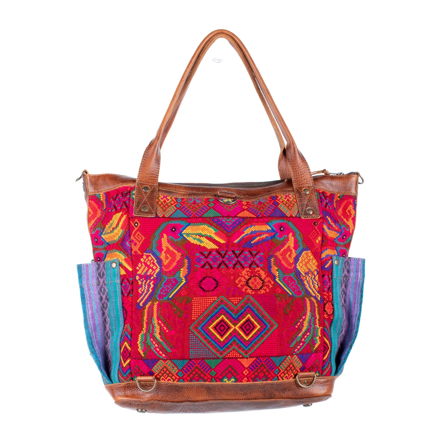 THE PERFECT BAG - OOAK HUIPIL - HONEY - NO. 17689 **SHIP WINDOW**