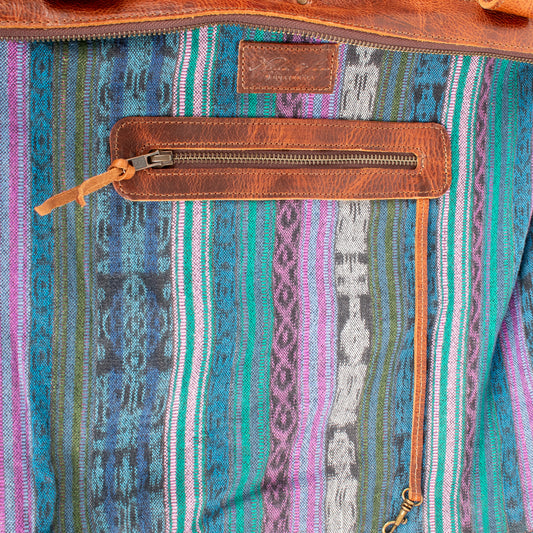THE PERFECT BAG - OOAK HUIPIL - HONEY - NO. 17689 **SHIP WINDOW**