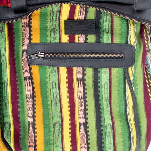 THE MEDIUM PERFECT BAG - OOAK HUIPIL - BLACK - NO. 17711