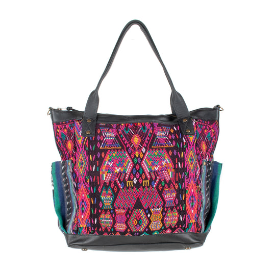 THE PERFECT BAG - OOAK HUIPIL - BLACK - NO. 17718