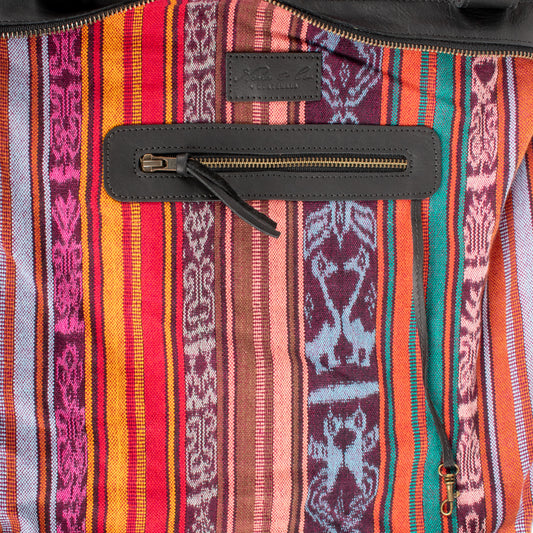 THE PERFECT BAG - OOAK HUIPIL - BLACK - NO. 17719