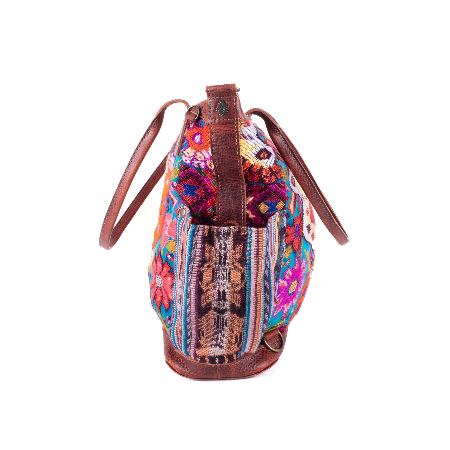 THE MEDIUM PERFECT BAG - OOAK HUIPIL - COPPER - NO. 17750