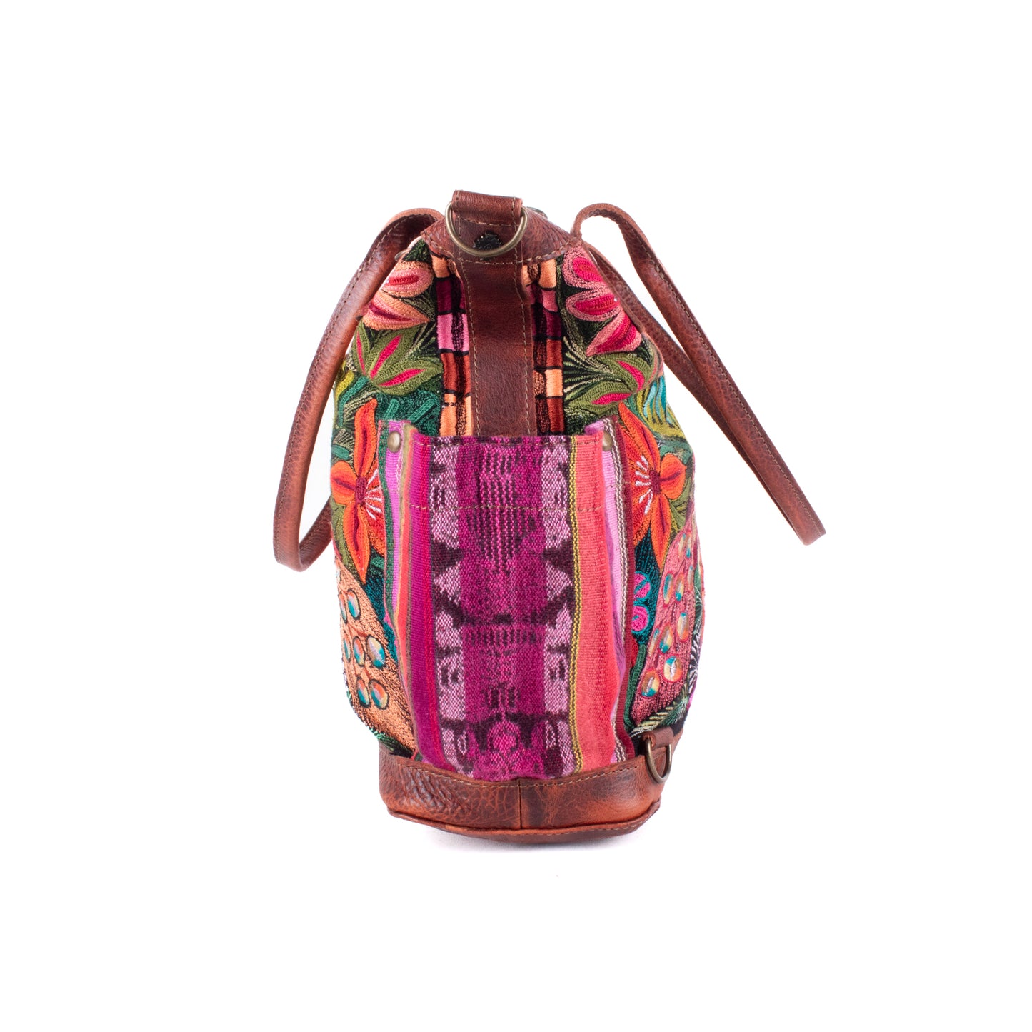 THE MEDIUM PERFECT BAG - OOAK HUIPIL - COPPER - NO. 17751