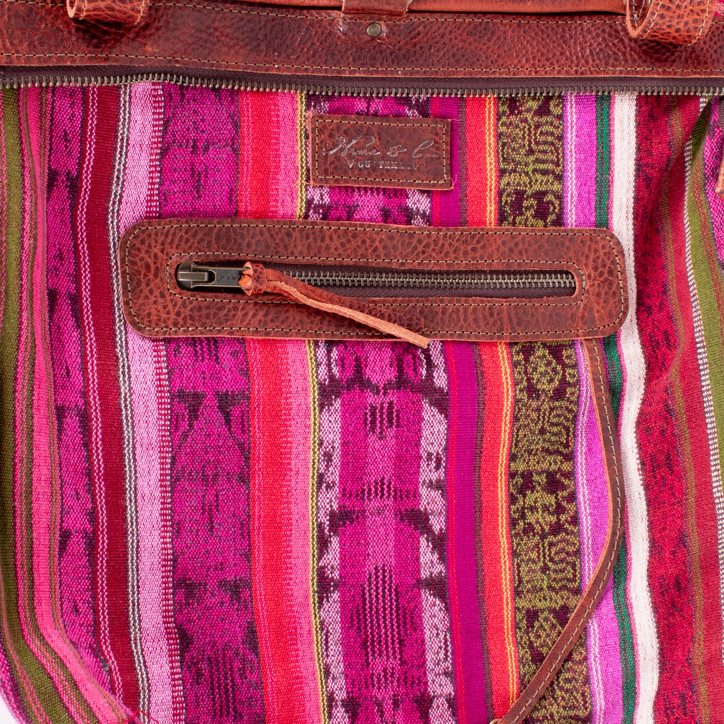 THE MEDIUM PERFECT BAG - OOAK HUIPIL - COPPER - NO. 17751