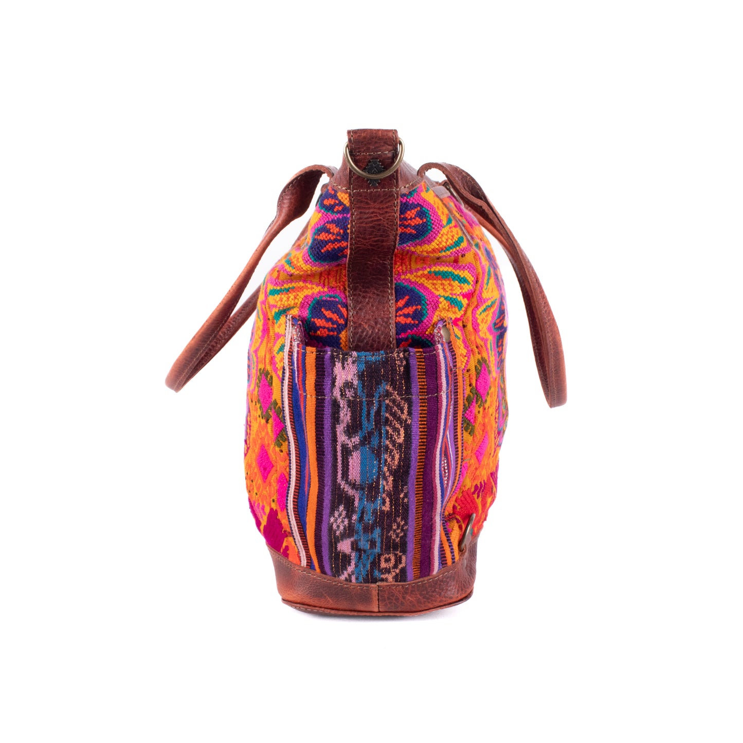 THE MEDIUM PERFECT BAG - OOAK HUIPIL - COPPER - NO. 17752