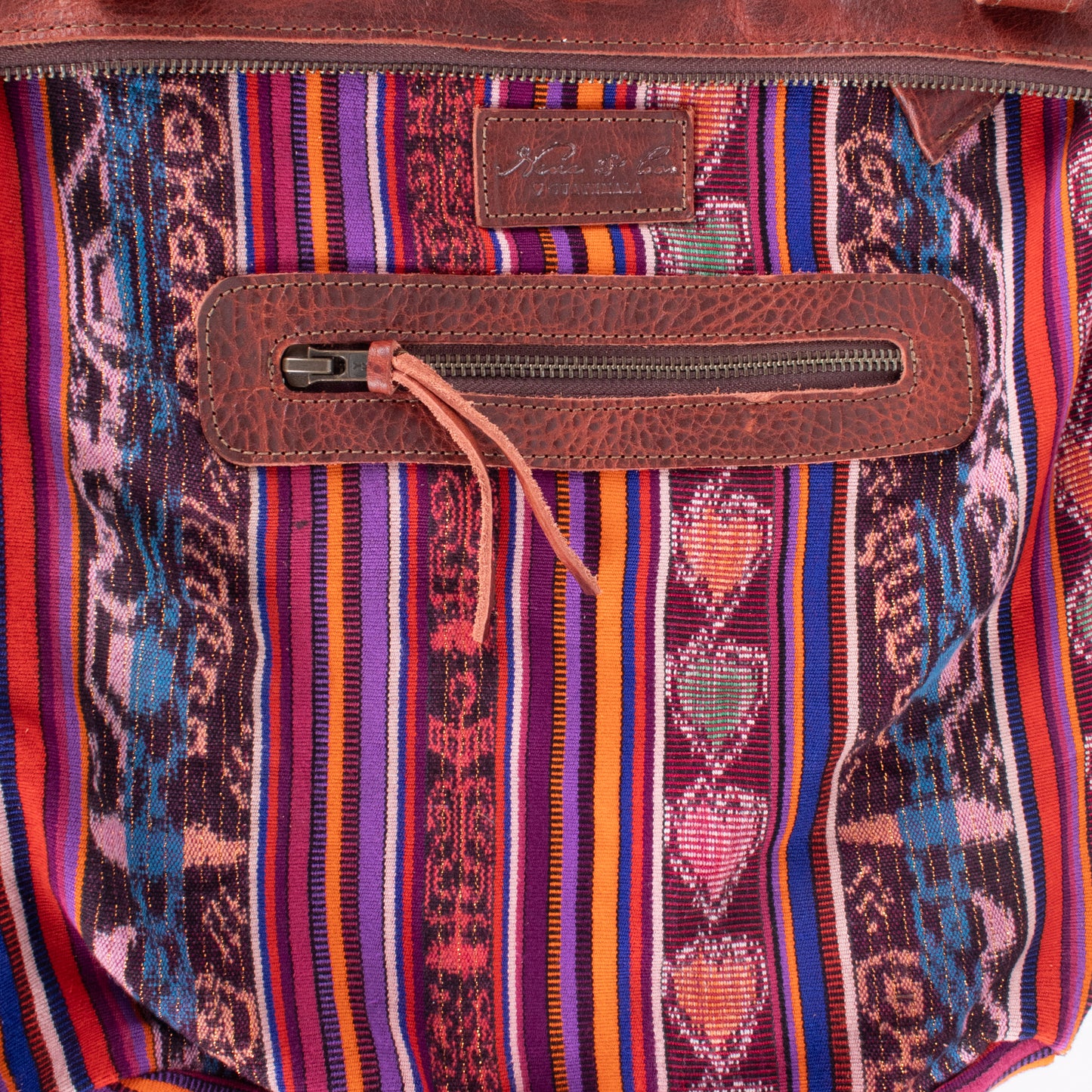 THE MEDIUM PERFECT BAG - OOAK HUIPIL - COPPER - NO. 17752