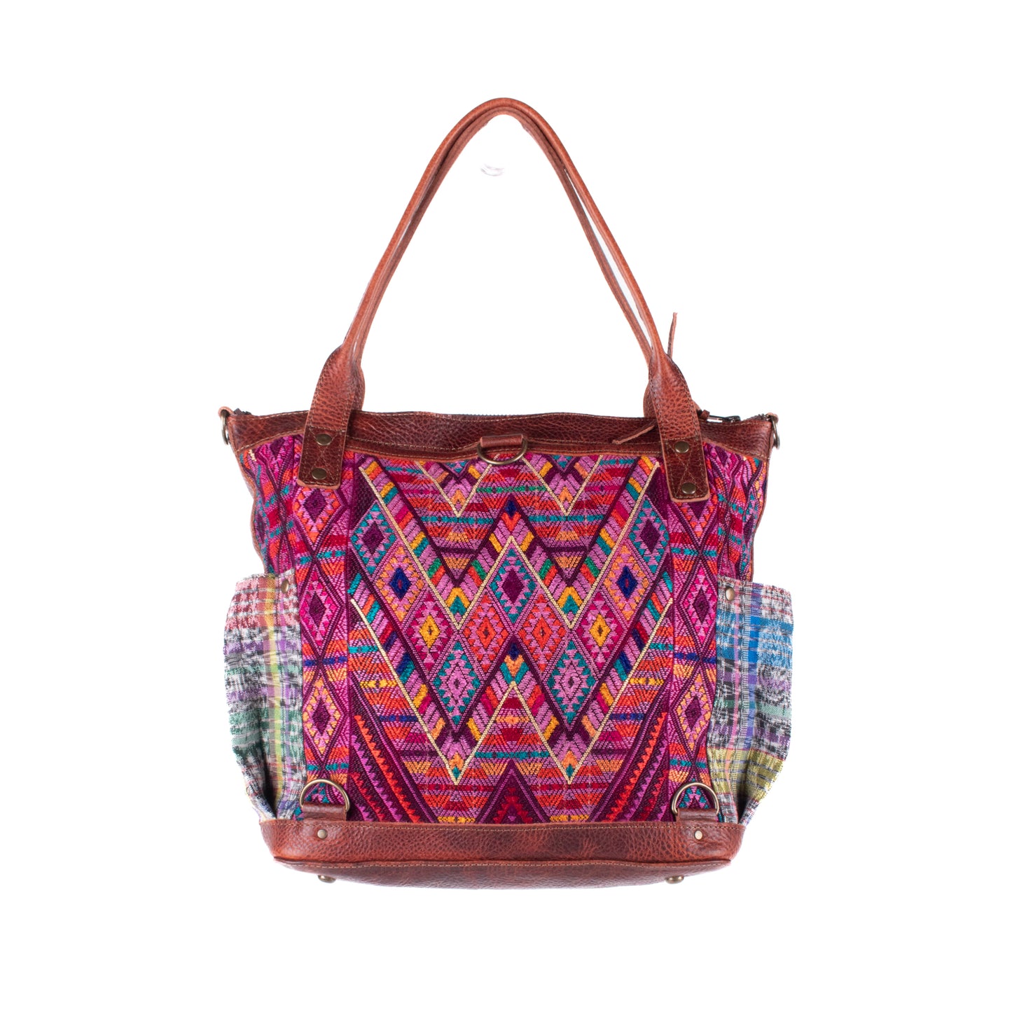 THE MEDIUM PERFECT BAG - OOAK HUIPIL - COPPER - NO. 17753