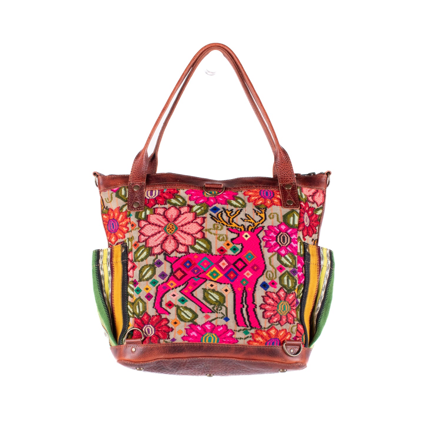 THE MEDIUM PERFECT BAG - OOAK HUIPIL - COPPER - NO. 17754