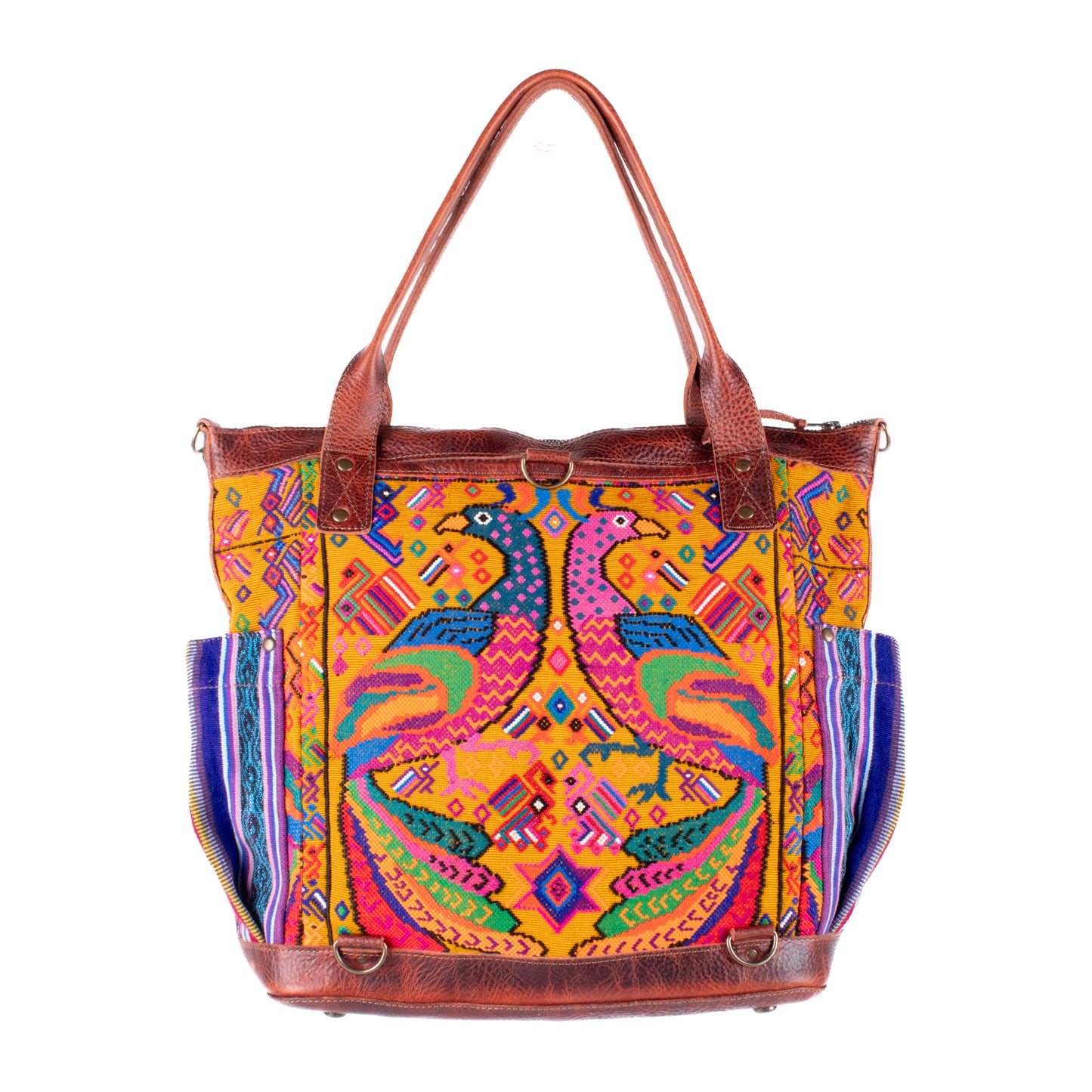 THE PERFECT BAG - OOAK HUIPIL - COPPER - NO. 17755 **SHIP WINDOW**