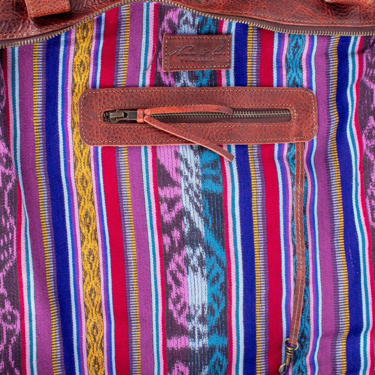 THE PERFECT BAG - OOAK HUIPIL - COPPER - NO. 17755 **SHIP WINDOW**
