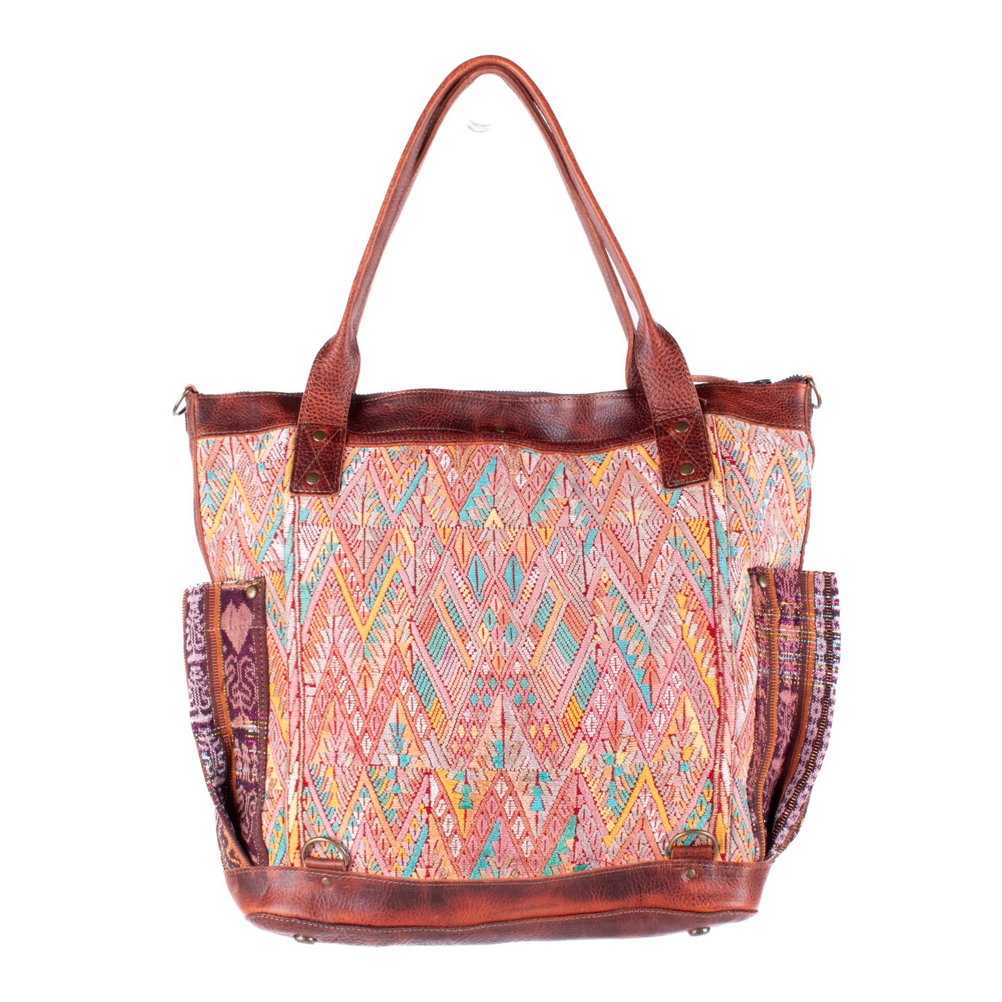 THE PERFECT BAG - OOAK HUIPIL - COPPER - NO. 17756 **SHIP WINDOW**
