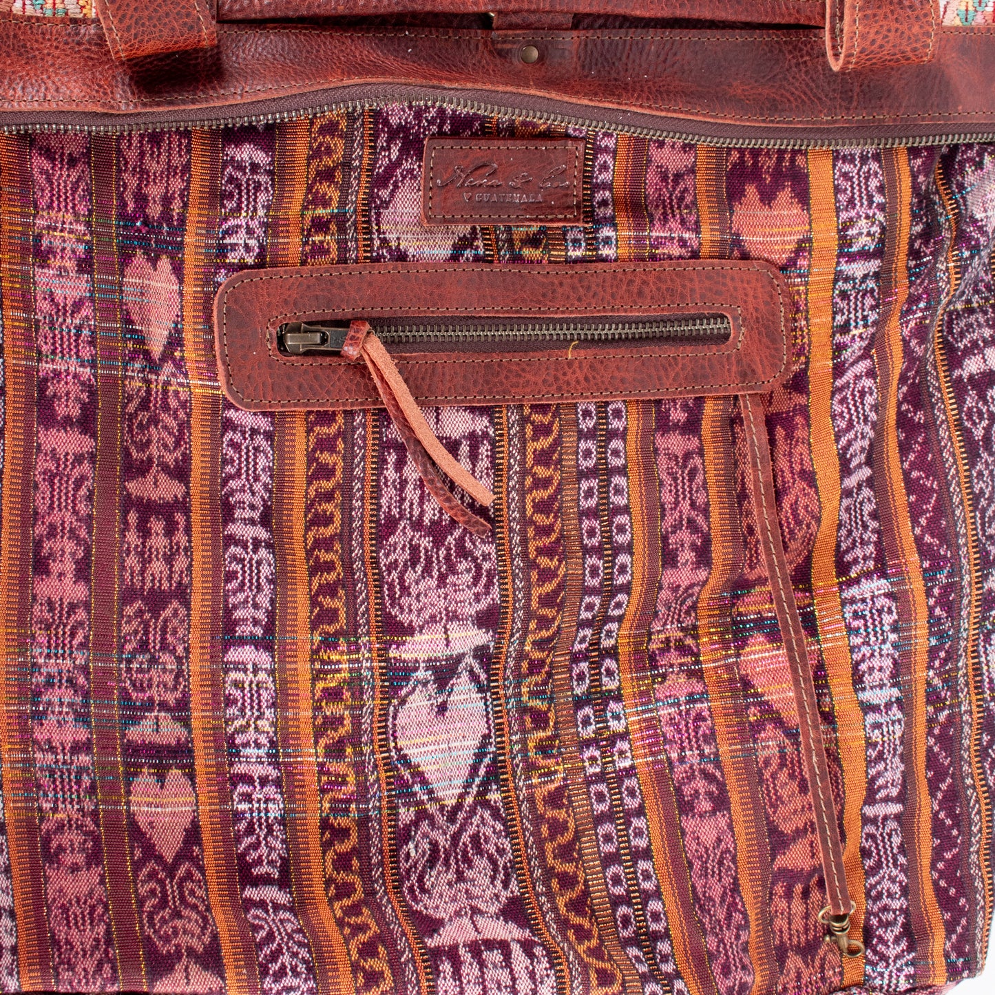 THE PERFECT BAG - OOAK HUIPIL - COPPER - NO. 17756 **SHIP WINDOW**