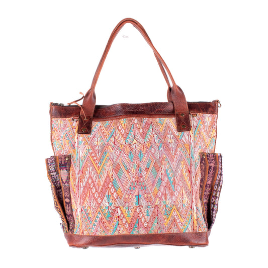 THE PERFECT BAG - OOAK HUIPIL - COPPER - NO. 17756 **SHIP WINDOW**