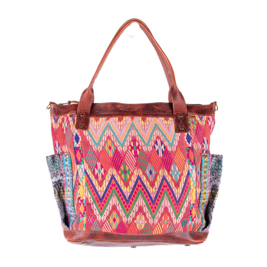 THE PERFECT BAG - OOAK HUIPIL - COPPER - NO. 17757 **SHIP WINDOW**