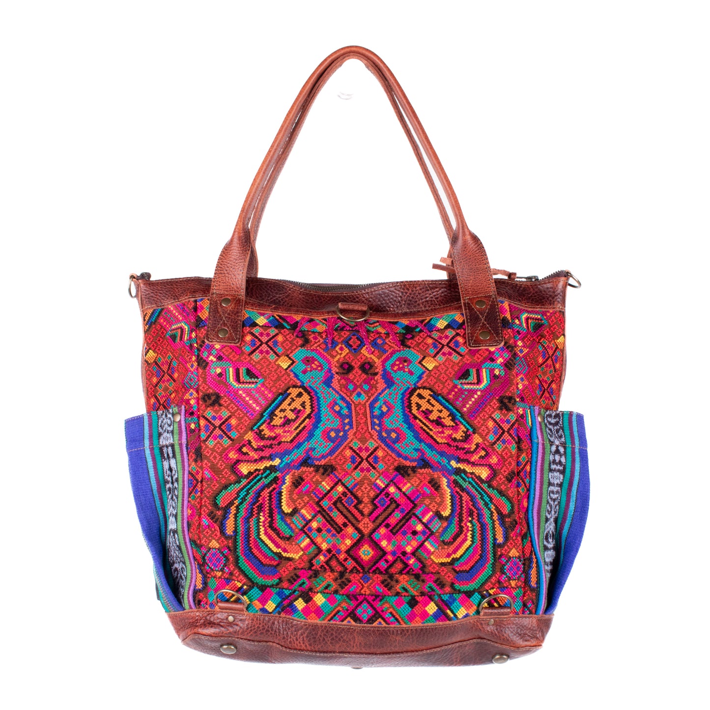 THE PERFECT BAG - OOAK HUIPIL - COPPER - NO. 17758 **SHIP WINDOW**