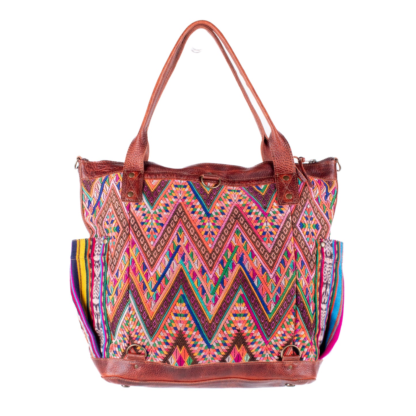 THE PERFECT BAG - OOAK HUIPIL - COPPER - NO. 17759 **SHIP WINDOW**
