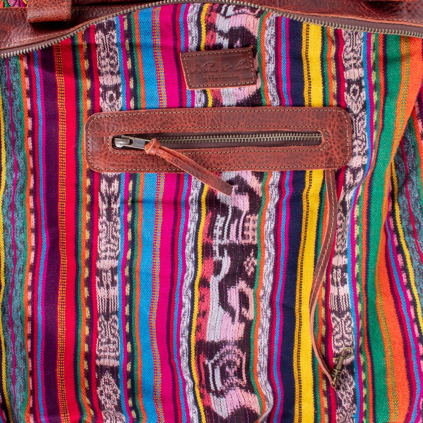 THE PERFECT BAG - OOAK HUIPIL - COPPER - NO. 17759 **SHIP WINDOW**