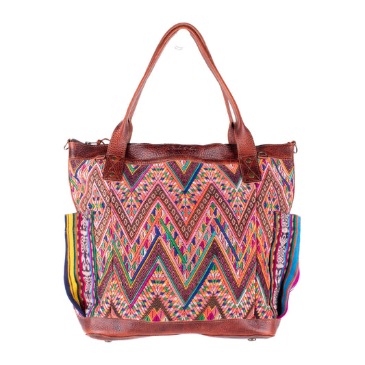 THE PERFECT BAG - OOAK HUIPIL - COPPER - NO. 17759 **SHIP WINDOW**