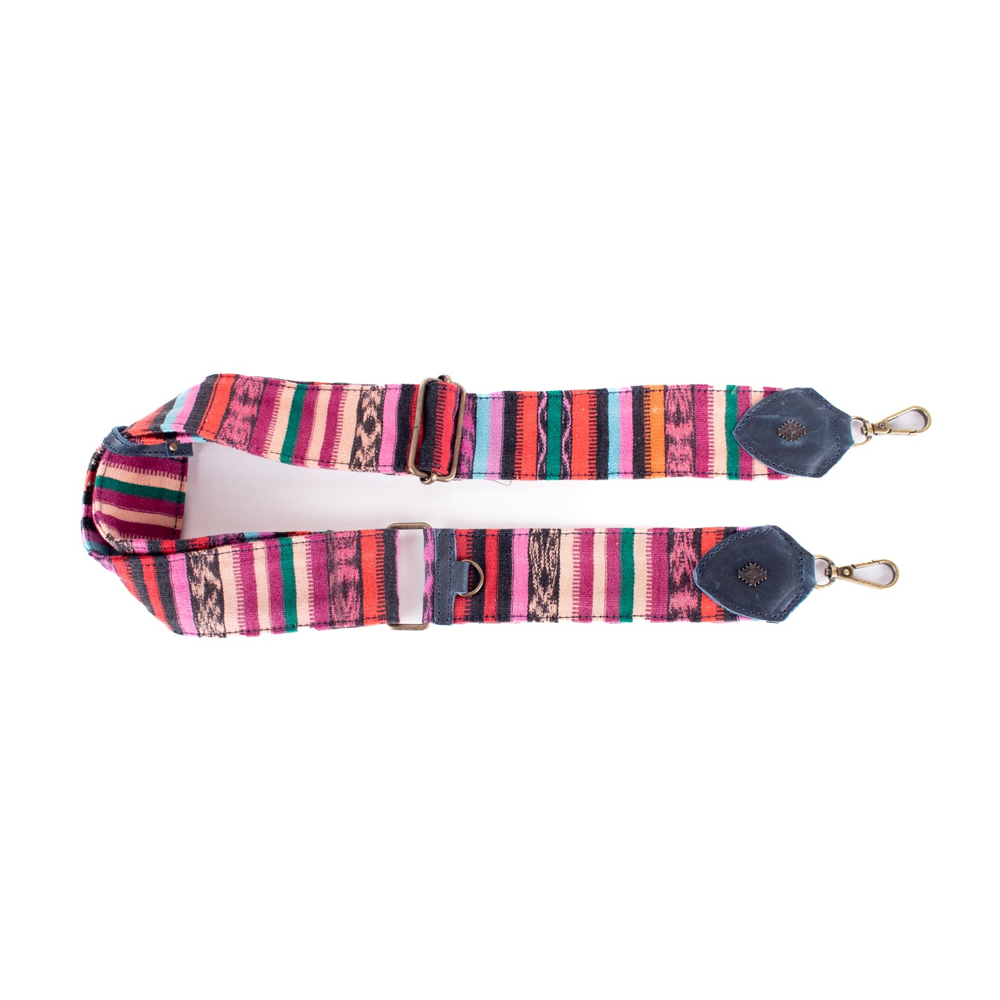 WANDER CROSSBODY SET - OOAK HUIPIL - NAVY - NO. 17865