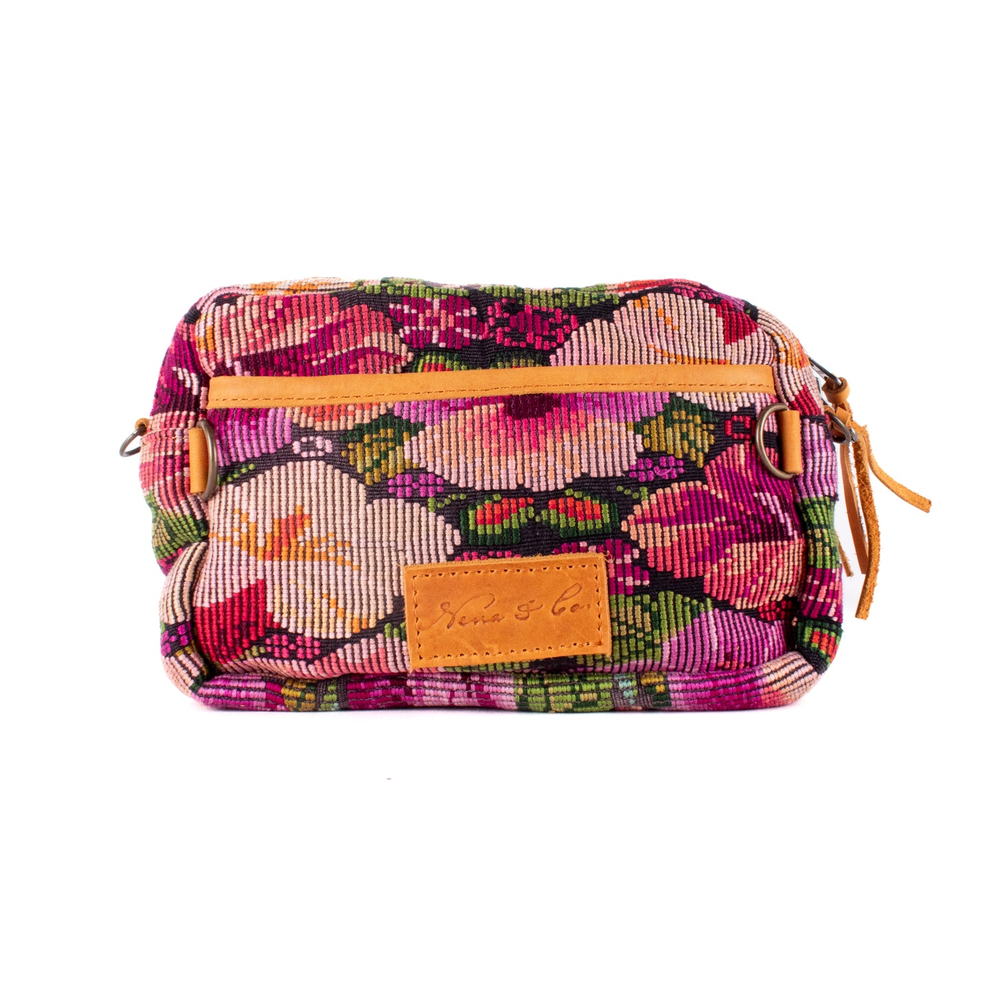 WANDER CROSSBODY SET - OOAK HUIPIL - BOURBON - NO. 17868
