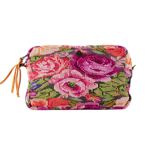 WANDER CROSSBODY SET - OOAK HUIPIL - BOURBON - NO. 17868