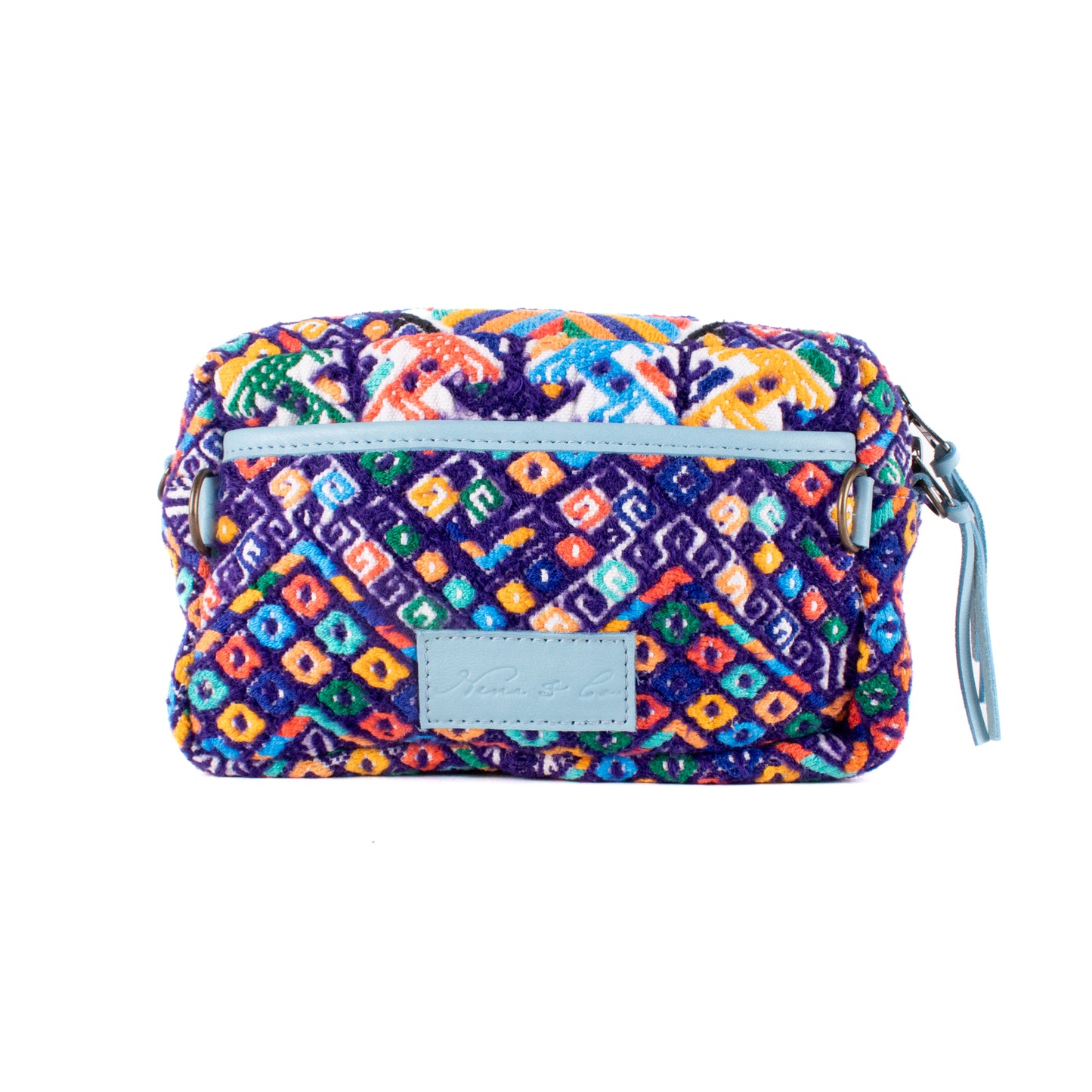 WANDER CROSSBODY SET - OOAK HUIPIL - SKY BLUE - NO. 17869