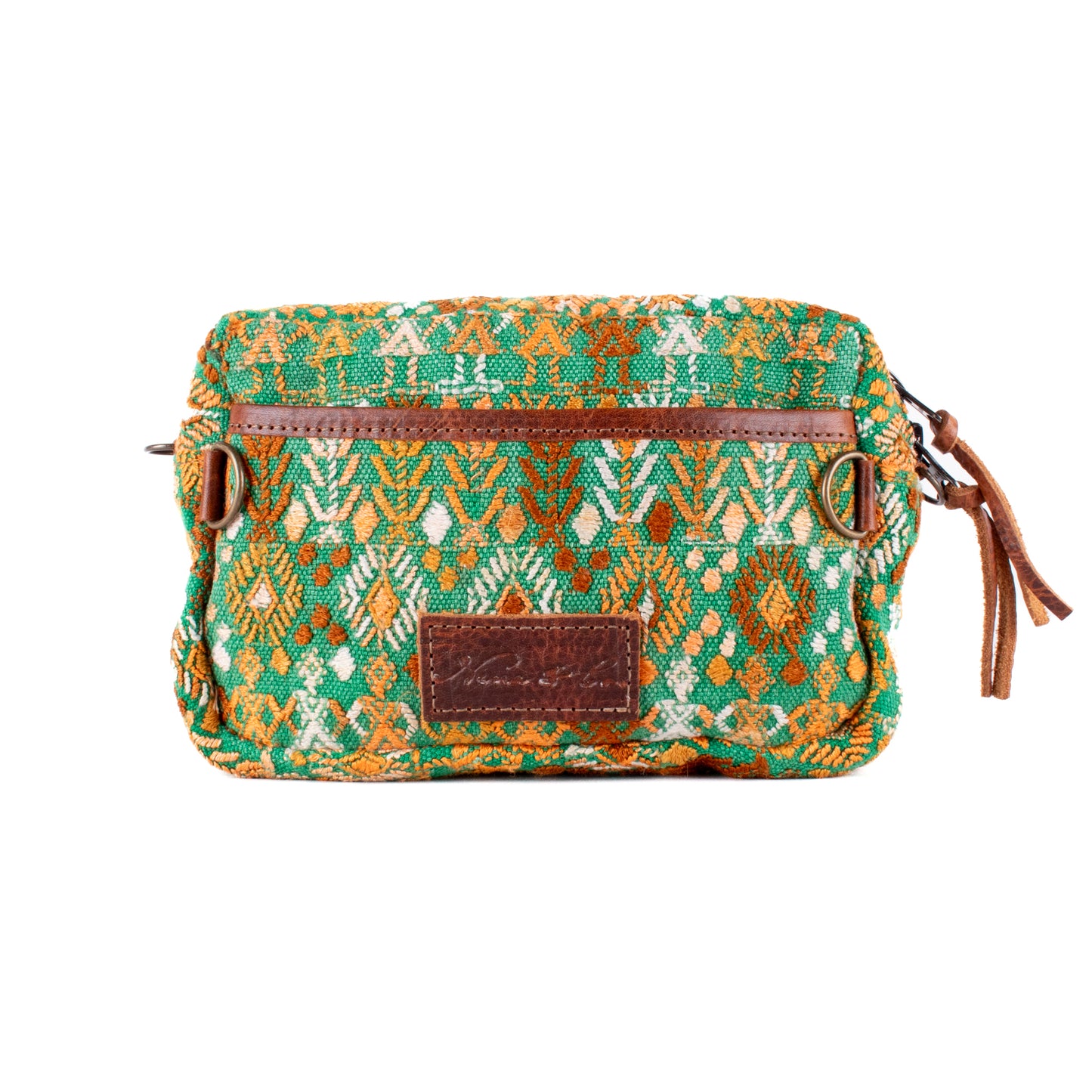 WANDER CROSSBODY SET - OOAK HUIPIL - HONEY - NO. 17872