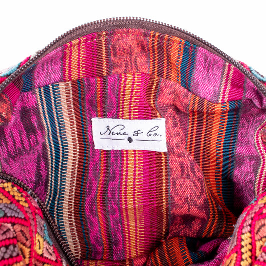 WANDER CROSSBODY SET - OOAK HUIPIL - FAWN - NO. 17913